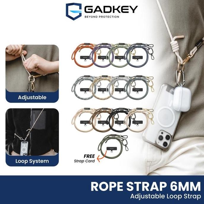 

Mageasy Rope Strap 6Mm Lanyard Sling Gantungan Hp