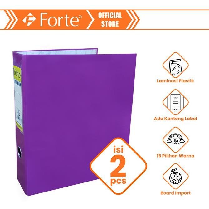 

New [Forte] [2pcs] Ordner Enduro+ Premium Folio F4 75mm - Purple