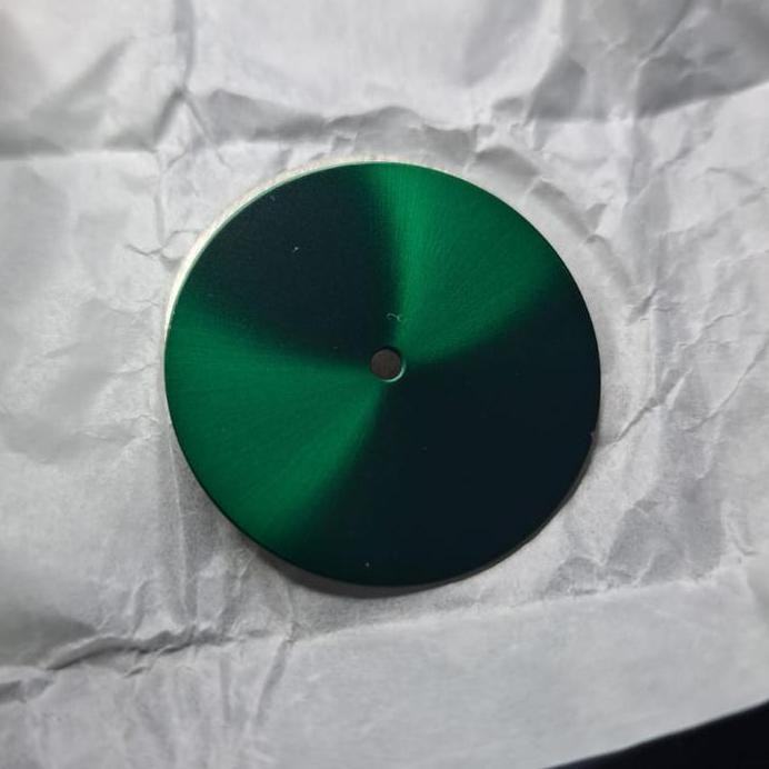 Baru Dial Seiko mod NH35 hijau blank sunburst no date