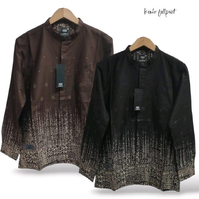 Kemko/Kemeja Koko Erkape Bahan Katun Printing Premium Katun