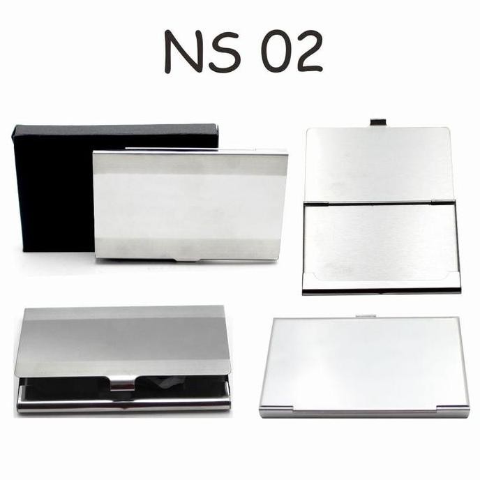 

New Tempat Kartu Nama/Name Card Holder Stainless Steel Silver - Ncc Ns 02