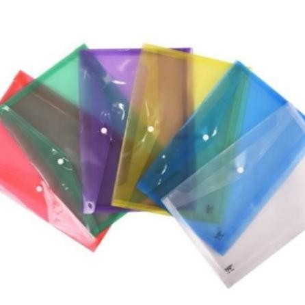 

New Bag file kancing F4/Folio(Map Plastik). Map kancing