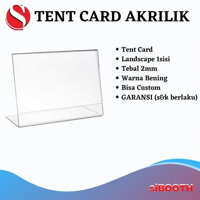 

New Tent Card A3 acrylic