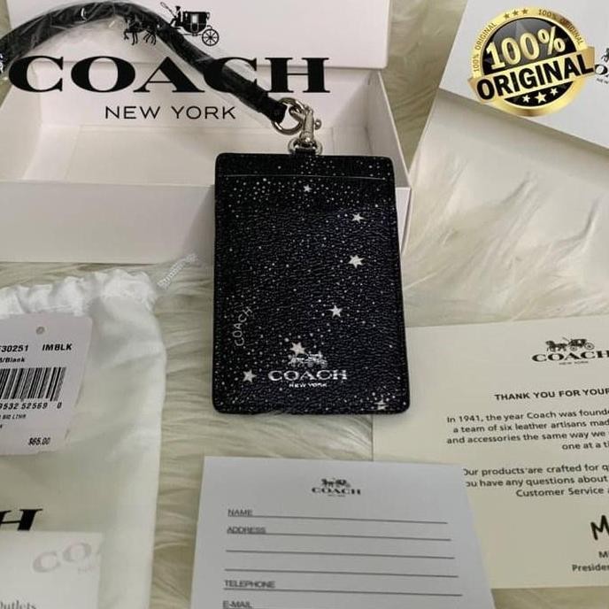 

New CH 30251 ID LANYARD Black New Star Night Ori