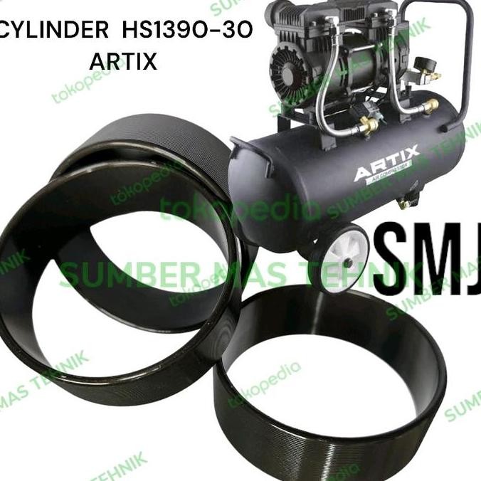 Terbaru (1) CYLINDER KOMPRESOR ARTIX HS1390-30 RING SELONGSONG SILINDER BORING sumbermte Segera Dapa
