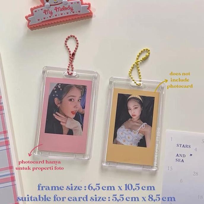 

New Photocard Holder Acrylic Toploader Case / Akrilik ID Card Transparent