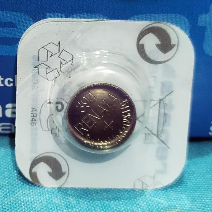 Baru Renata 394 Baterai Jam Tangan 394 SR936SW Original Silver Oxide 1.55V Tegangan Tinggi Tanpa Mer