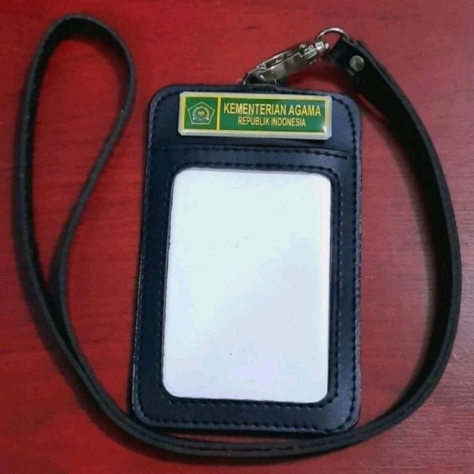 

New dompet id card kemenag - name tag id card kementrian agama