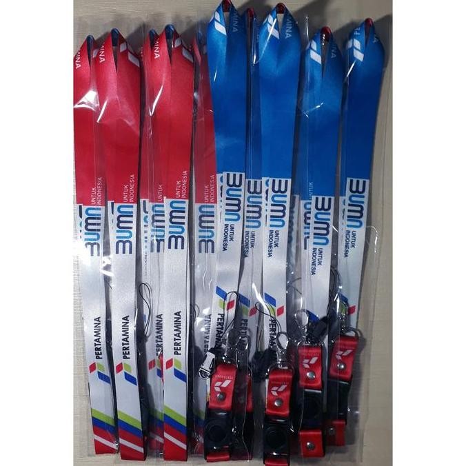 

New Pertamina Lanyard ID Card , StrapHP, Flashdisk,Kunci
