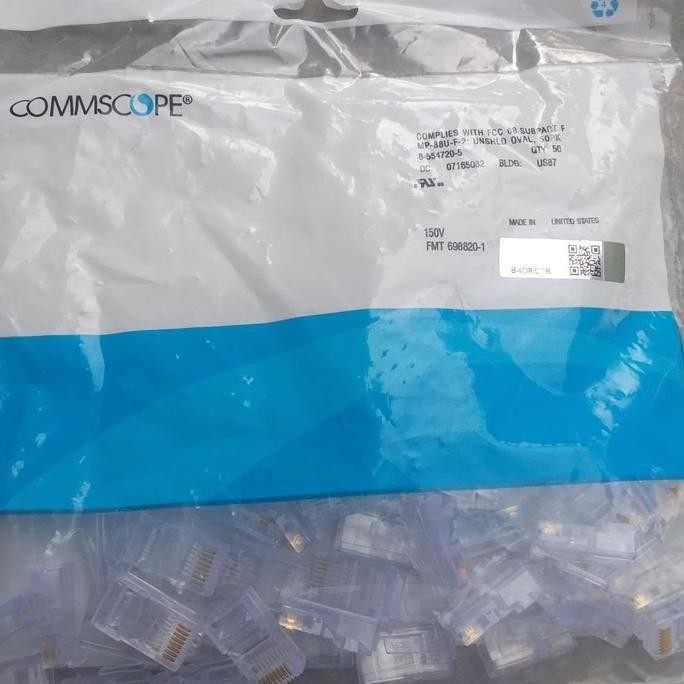 COMMSCOPE KONEKTOR RJ45 CAT 5E / KONEKTOR CAT5E / RJ45 / RJ 45 murah