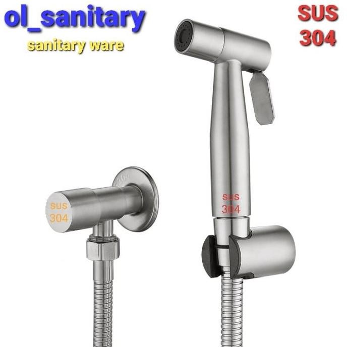 Terbaru Jet Shower Bidet Stainless Steel | Shower Cebok Tahan Tekanan Tinggi Anti Karat