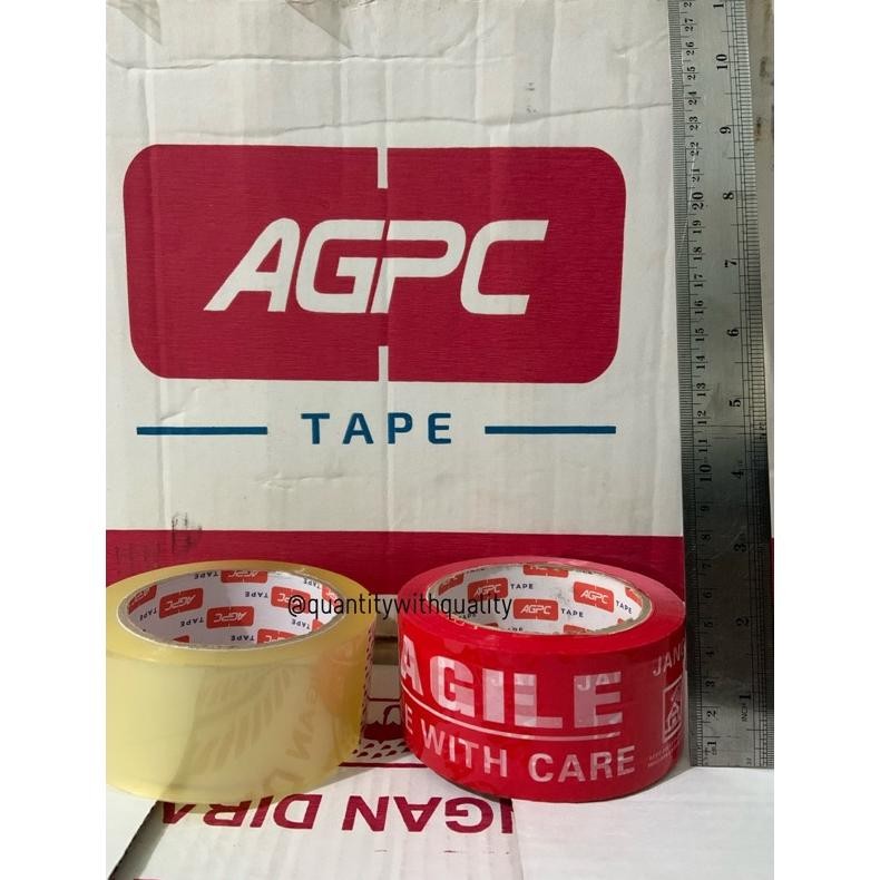 

Rd1- Lakban Bening Agpc Premium Tape Transparan Dan Fragile Jangan Dibanting Merah 2 Inch 48 X 72 Yard 2 Bahasa Packing Aman
