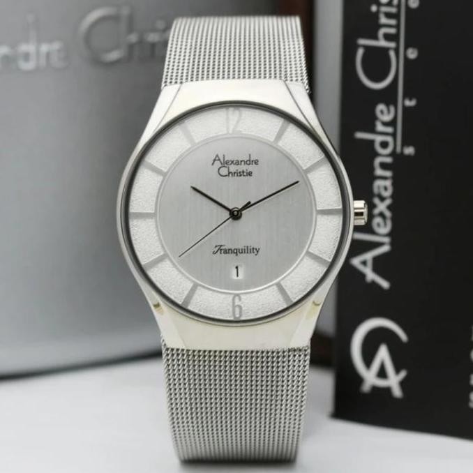 Baru ALEXANDRE CHRISTIE AC 8331 AC8331 SAND STRAP Jam Pria