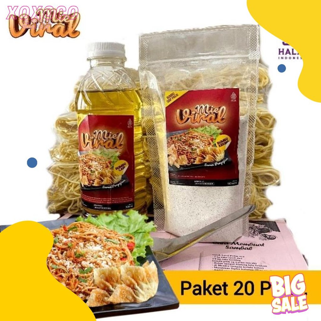 

Paket Tester 20 Porsi Peluang Bisnis Makanan Kekinian Mie Newmind Level Pedas Ide Jualan Dirumah Diskon Setengah Harga