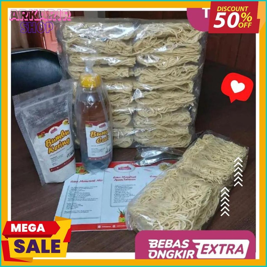 

Paket Bahan Baku Mie Newmind 20 Porsi Ala Mie Gacoan | Wizzmie | Mie Kober Diskon