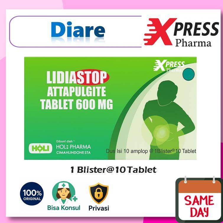XPRESS  Lidiastop Obat Diare Lidia Stop Atapulgite Entrostop Holi