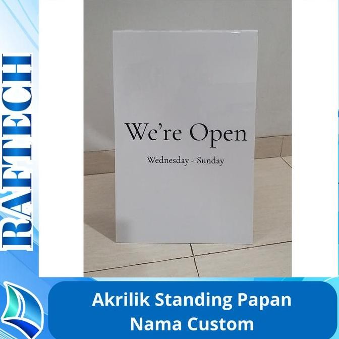 

Akrilik Standing Segitiga Papan Nama Berdiri di Jalan