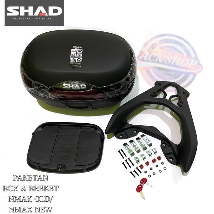 PAKETAN BOX SHAD 46 DAN BREKET BOX NMAX OLD NEW