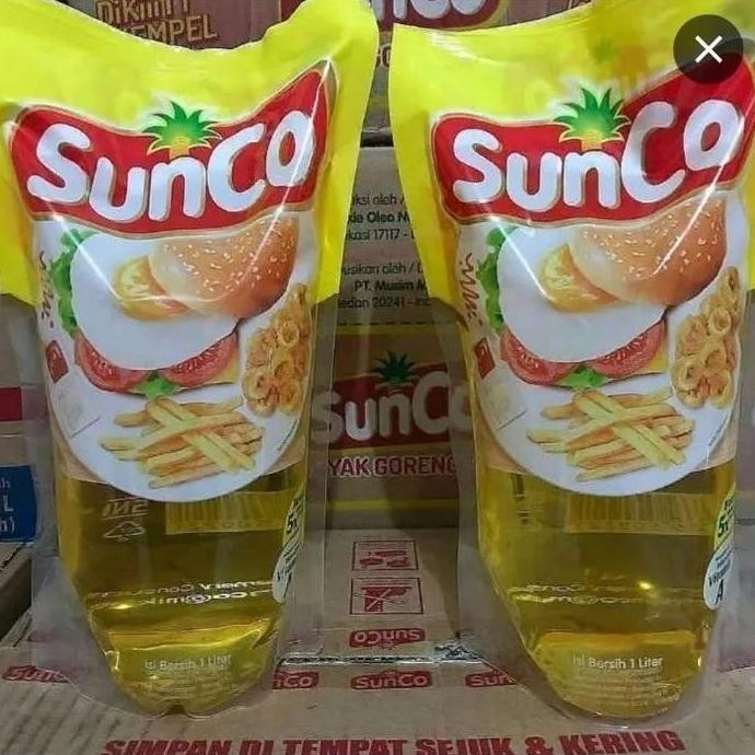 

SUNCO MINYAK GORENG SAWIT POUCH REFILL 1 LITER I GROSIRSEMBAKO.ID