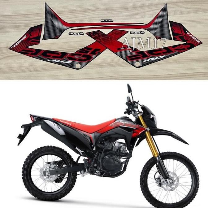READY STOCK STIKER STRIPING MOTOR CRF150L CRF 150 L 2022 HITAM EXTREME BLACK