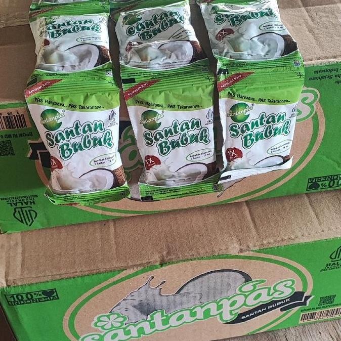 

3 renteng (30pcs) Santan bubuk SANTANPAS 13gram