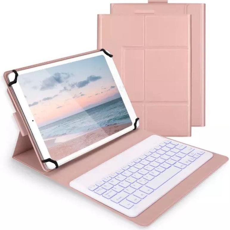 Exclusive Olike Edu Tab Tablet E3 10 Inch Book Cover Keyboard Wireless Flip Stand Magnetic Flip Case