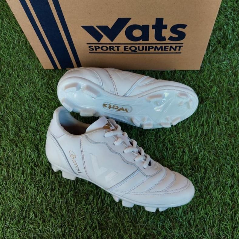 New Sepatu Bola Kulit Anak / Junior Wats Baresi Original Free Deker Dan Kaos Kaki Promo