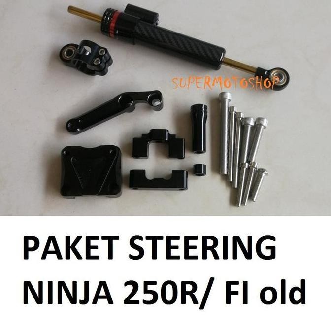PAKET Steering Damper Ninja 250 R Ninja 250 Fi Old Stabilizer Stan
