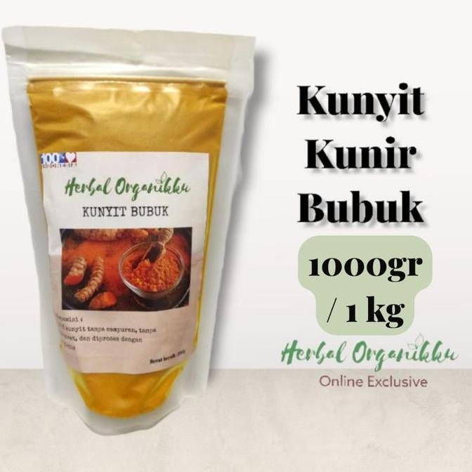 

Kunyit Bubuk Murni 500 & 1000gr(1kg) | Turmeric Powder | MUTU dan KUALITAS TERJAMIN