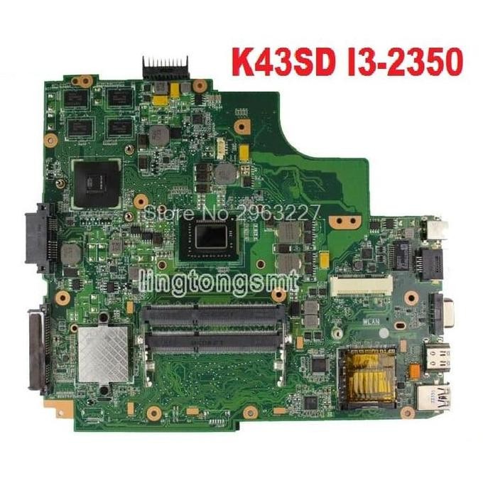 Motherboard Asus A43S K43SD i3 Nvidia mainboard laptop a43