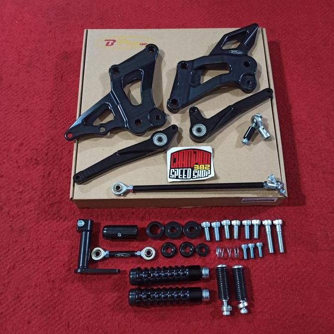 Footstep Step Underbone Racing BPRO 3D Hitam Ninja 150 SS ZX 150 ZX150