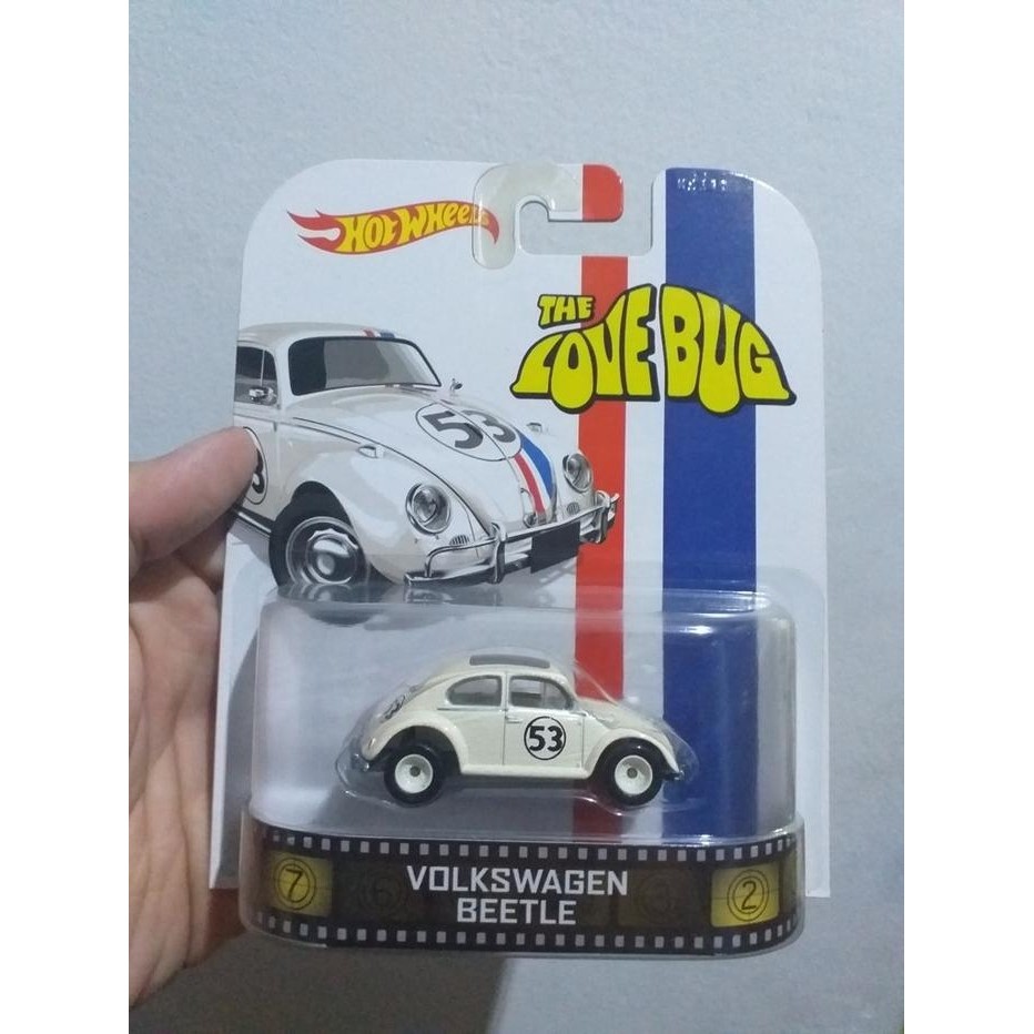 HOT WHEELS RETRO VOLKSWAGEN BEETLE THE LOVE BUG HERBIE