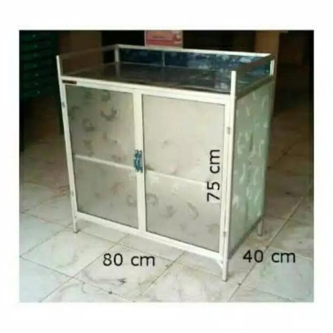 Rak Kompor Alumunium 2 Pintu