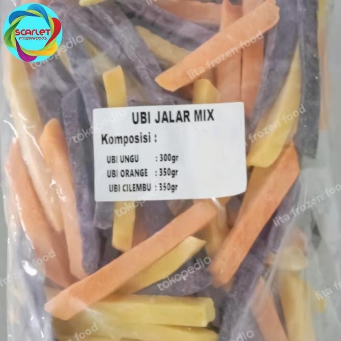 

Frozen Sweet Potato Fries 1Kg - Ubi Goreng Cilembu & Jalar Mix Asli