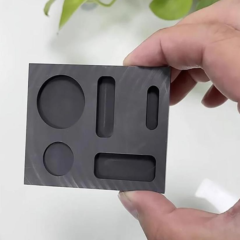 GRAPHITE INGOT MOULD 5 IN 1 CETAKAN INGOT GRAFIT HIGH DENSITY EMAS SILVER ALUMINIUM KACA BULAT KOIN