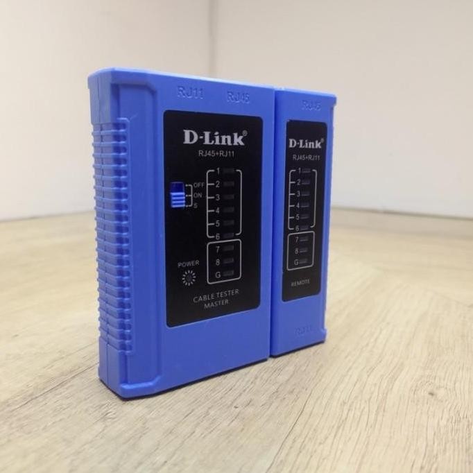 LAN TESTER DLINK D-LINK RJ45 + RJ11 ( SUDAH DAPAT BATERAI 9V )