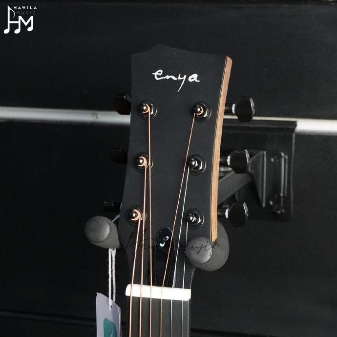 Gitar Akustik Enya X0 Em White Guitar Acoustic Enya X0 Em Wh With Bag Original