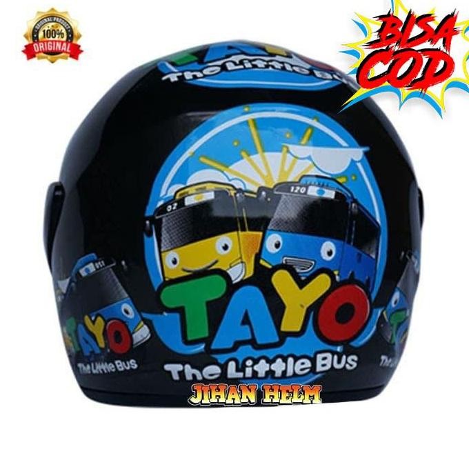 TERMURAH - helm / helm anak / helm jm junior / helm jm junior tayo grey