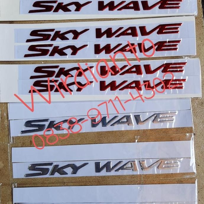 Sticker skywave emblem skywave striping skywave