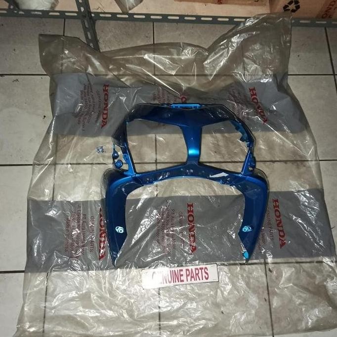 Tameng Depan Cover Dada Vario 110 Karbu Lama Old Cw Biru Muda Ori Ahm