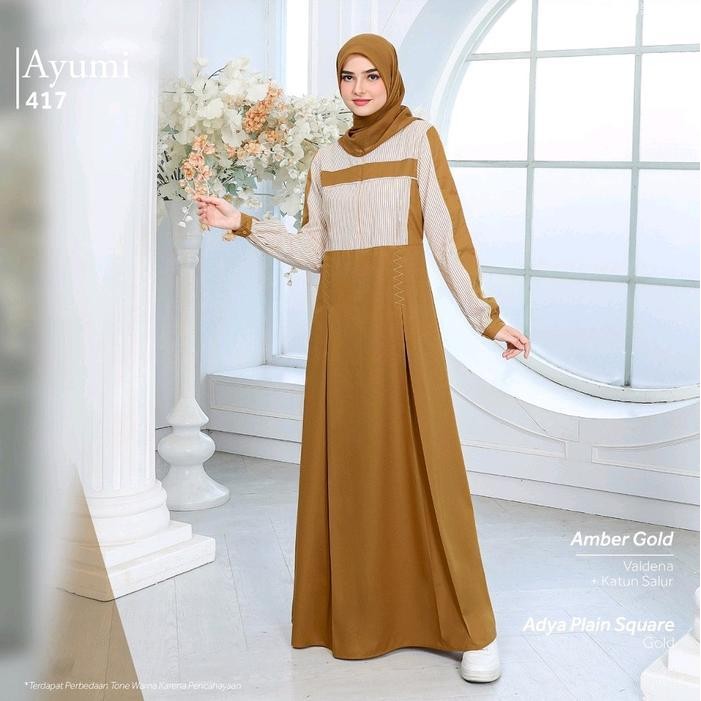 Bsh Couple Pasangan Gamis Dan Koko Ethica Salur Baju Muslim Wanita Sarimbit