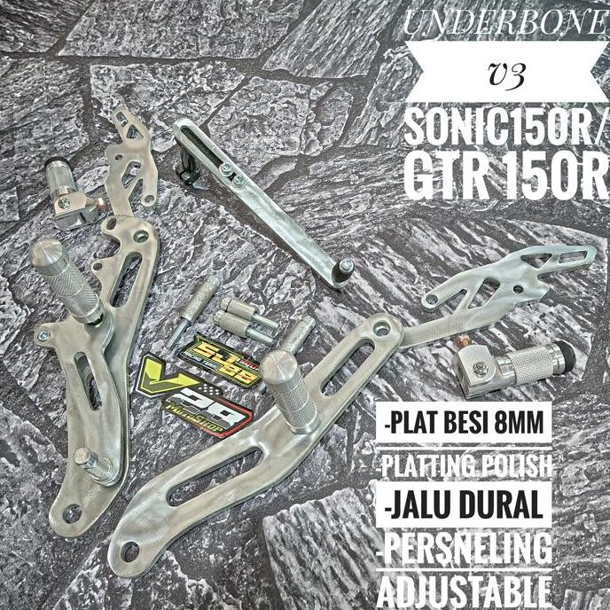 Underbone SJ88 V1 Sonic/GTR 150R PNP Plat Besi UB Custom SJ-88 Racing Orinal bukan dural