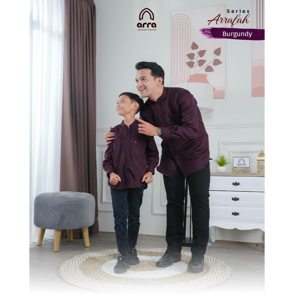 Bsh Sarimbit Couple Keluarga 2025 Series Arafah  Setelan Set Keluarga Family Gamis Dewasa Syari Ibu 