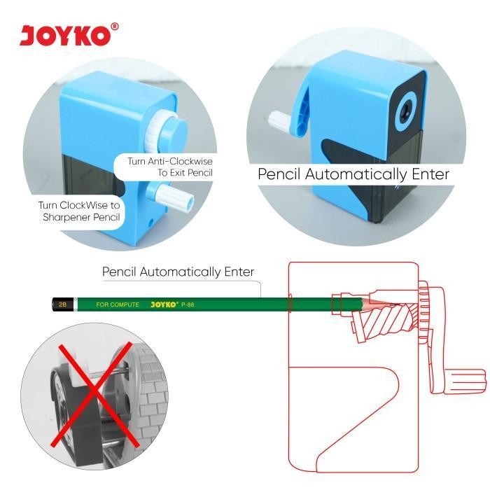 

WSS Sharpener / Rautan / Serutan Putar Joyko A-147