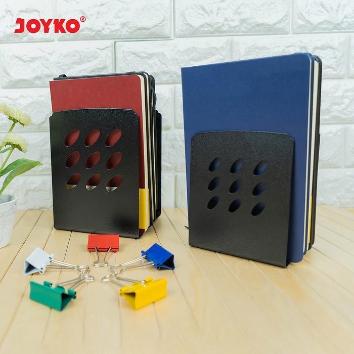 

WSS Joyko Book End BESI / Penyangga Sandaran Penahan Pembatas Buku Rak Kantor Meja