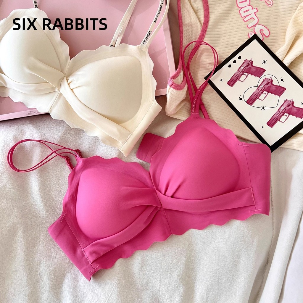 Bra Dukungan Lembut Jelly Anti-Jatuh Koleksi Bra Samping