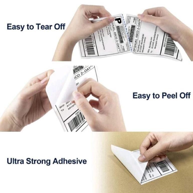 

Ready_Stock_Cod Label Stiker Thermal 100X150Mm 500Pcs Do86