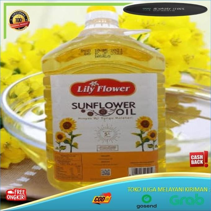 

Canola SunFlower Oil / Minyak Kanola Biji Bunga Matahari-5 lt