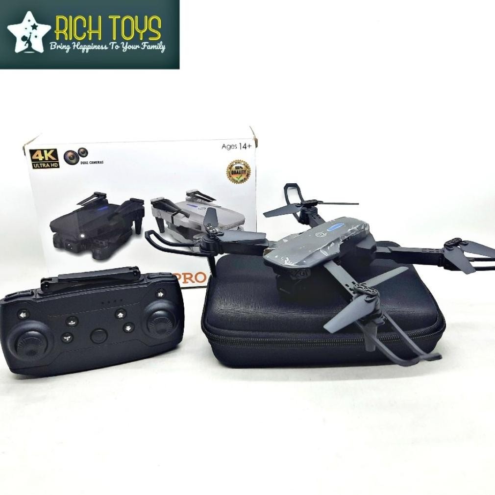 WIYUNG Mainan Remote Control Rc Drone Pesawat Terbang Wifi Dual Camera Toys 14+ Tahun