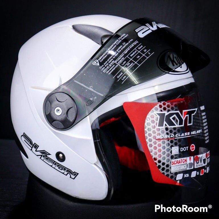 Helm Kyt 2 Vision Black Doff Original 100%